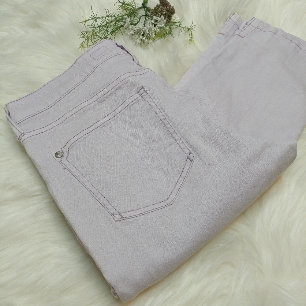 Pilcro Lilac Stet Fit Cropped Jean | Anthropologie - Picture 13 of 13